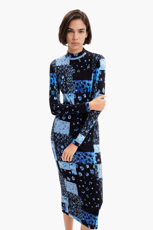 Desigual Dress Los Angeles Navy (24SWVK39_5000) Women