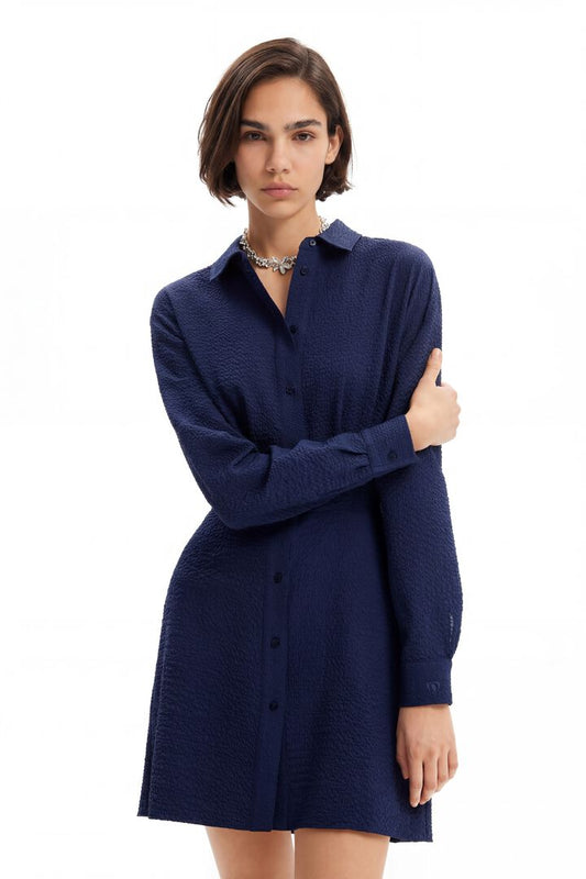 Desigual Dress Milwaukee Blue Dark (24SWVW22_5032) Women