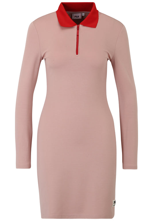 Fila Apparel TANJORE polo long sleeve dress Light Pink (1FI21C01Q-J11) Women