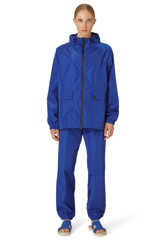 Ilse Jacobsen A rain jacket in a delicate breathable and waterproof fabr Blue (ZZO2F7T21-K00) Unisex