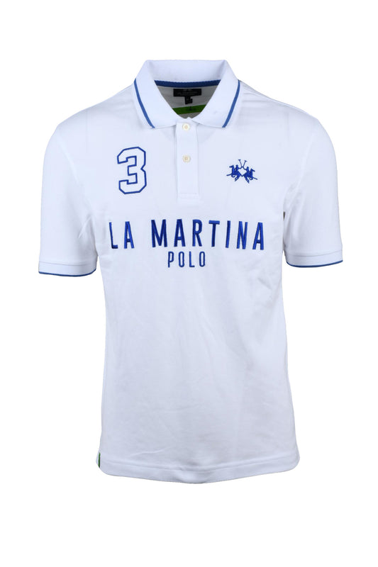 LA MARTINA* polo White/Blue (264629-1036) Men