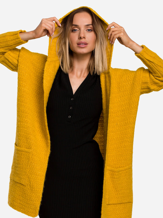 Made Of Emotion Women cardigans (M556_Honey)