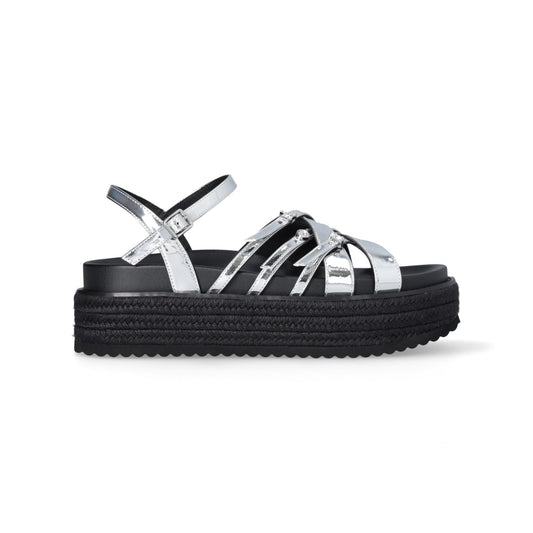 PANAREA 03 - SANDAL MIRROR SILVER Women