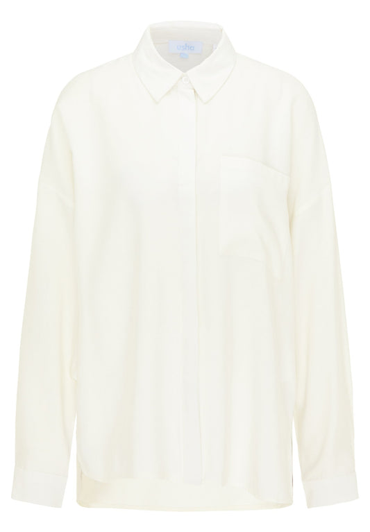 usha Shirt Blouse White (1US21E08I-A11) Women