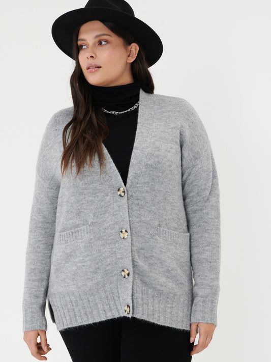 Sinsay Women cardigans (2597F-09M Gray)