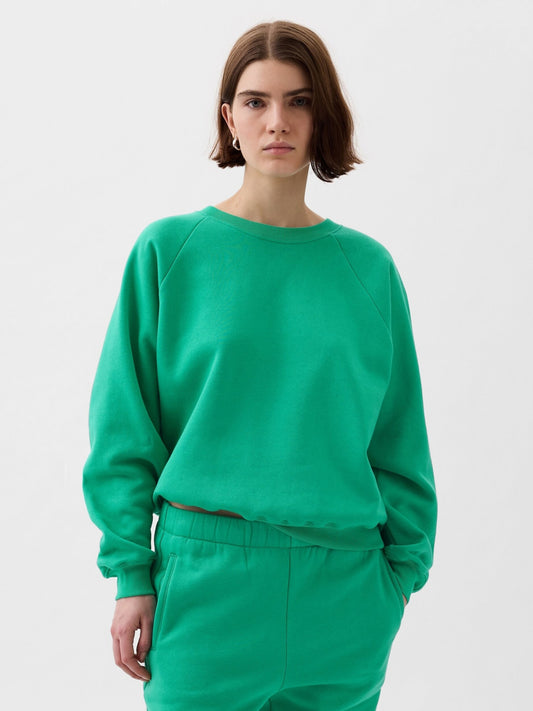 GAP Women hoodless sweatshirts (765585-20_Green)