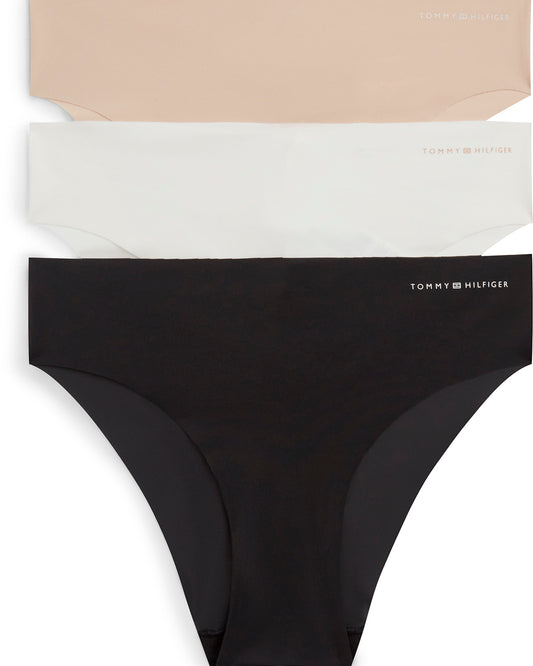 Tommy Hilfiger 3-Pack Brazilian Briefs Ivory / Misty Blush / Black (425649) Women