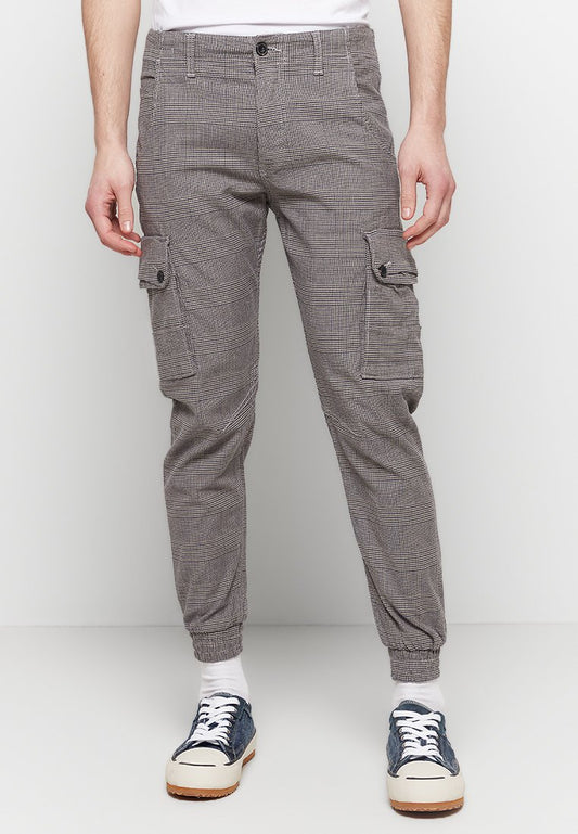 Jack & Jones JWHPAUL JJWARNER AKM 111 BEIGE CHECK (ZZO1PJS01-B00) Men