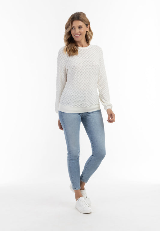 usha Knit Jumper White (1US21I0OL-A11) Women