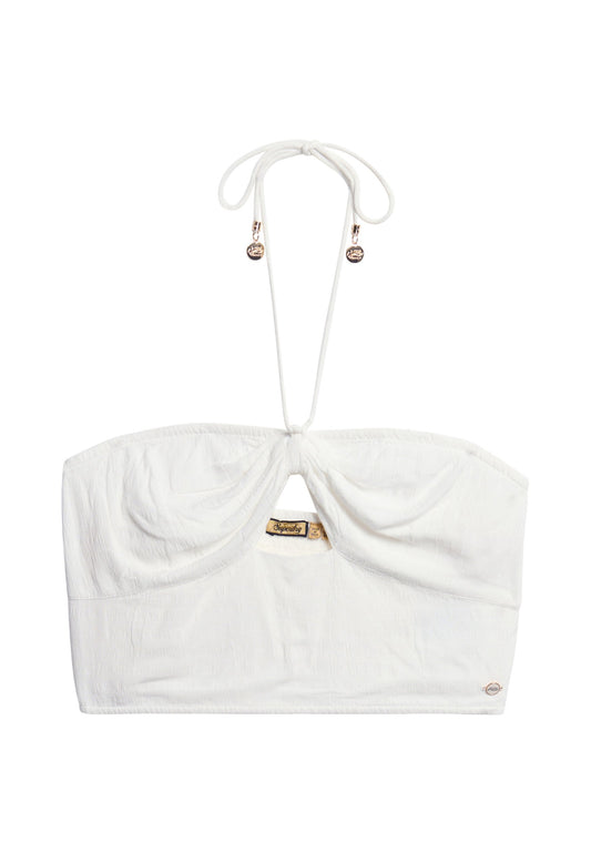 Superdry & Co Superdry Crop Cut Out Woven Top.... (SU221E0KW-A11) Women