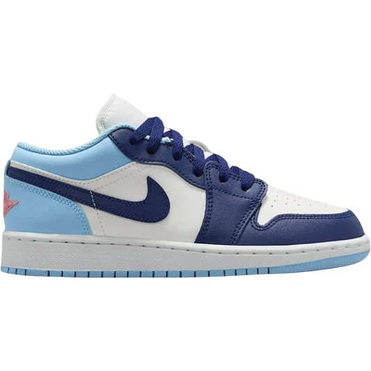 Jordan 1 Low Sail Blue Chill (GS) Men