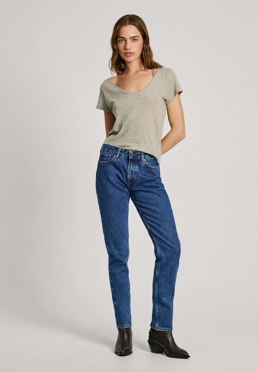 Pepe Jeans straight leg jeans STRAIGHT JEANS MW (PE121N1C3-K11) Women