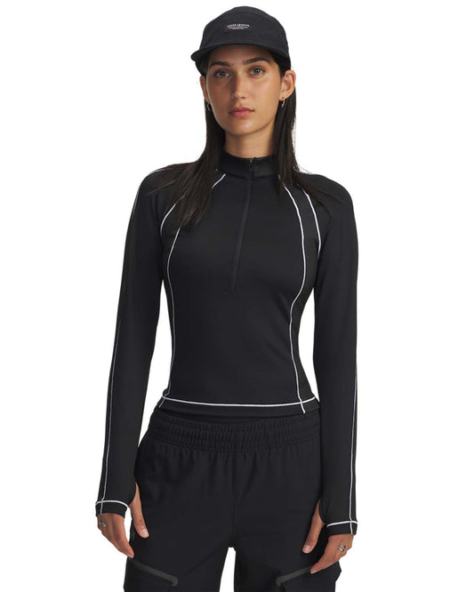 UA COLDGEAR TEXTURED 1/2 ZIP (6003998-003) Women