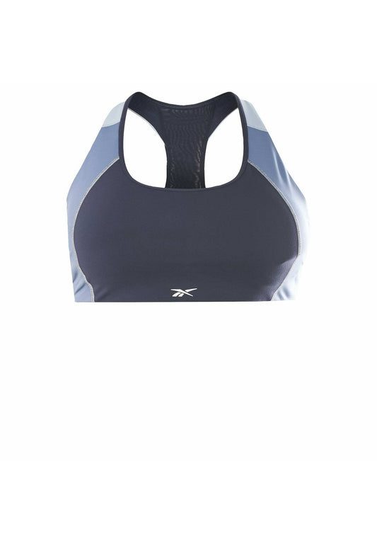 Reebok Lux Racer Padded Colorblock Sports Bra (Plus-Size) (RE541I0GO-K11) Women