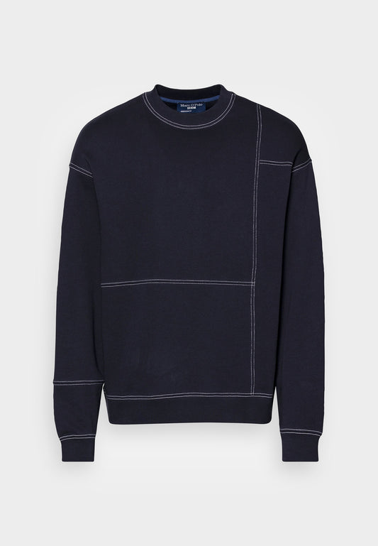 Marc O'Polo DENIM Sweatshirt, long sleeve, cutlines, contrast stitching (OP522S02X-K11) Men