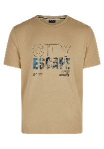 Hechter Paris Sand T-shirt (75007-131929-410) Men