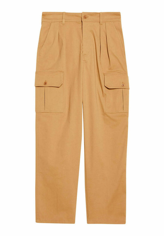 Liu Jo Jeans Gabardine cargo trousers Ochre (L2521A086-O11) Women