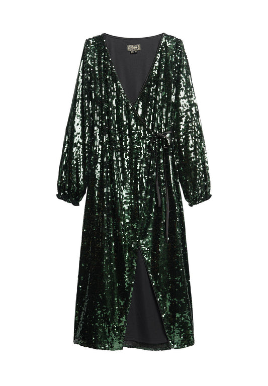 Superdry & Co Superdry Sequin Wrap Maxi Dress.... (SU221C0X4-M11) Women