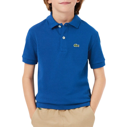 Lacoste Petit Pique SS Polo Blue (947354-UFT) Kids