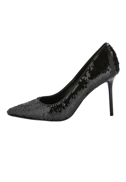 Next Reversible Sequin Court Shoes Black (NX311B04J-Q11) Women