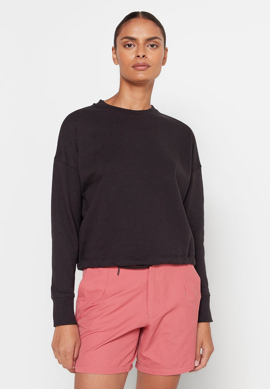 SALON CROPPED SWEATSHIRT Women