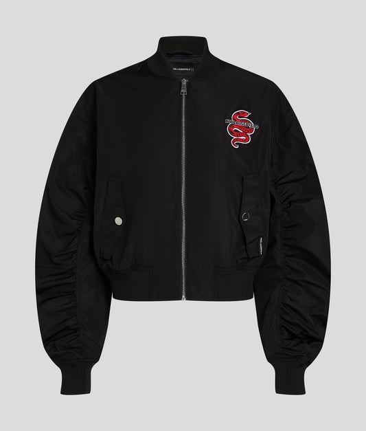Karl Lagerfeld Lny Bomber Black (A1W14039999) Women