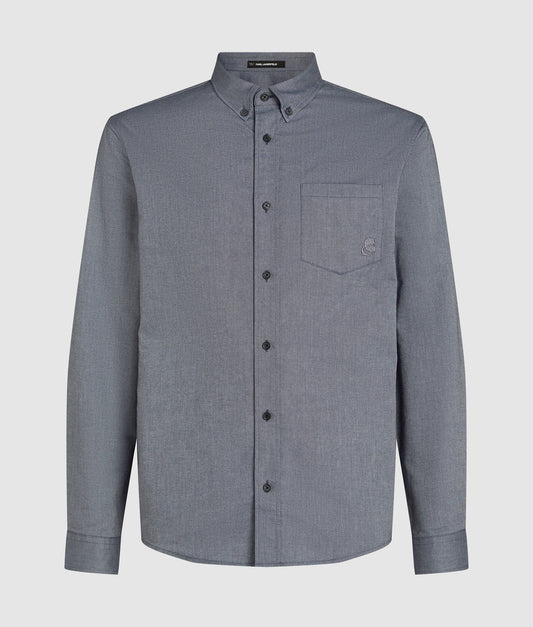 Karl Lagerfeld Kameo Shirt With Pocket Peacoat (A4M16012393) Men
