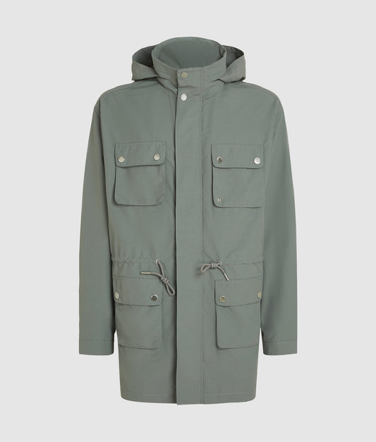 Karl Lagerfeld Hooded Jacket W Pockets Sedona Sage (B1M150302FJ) Men