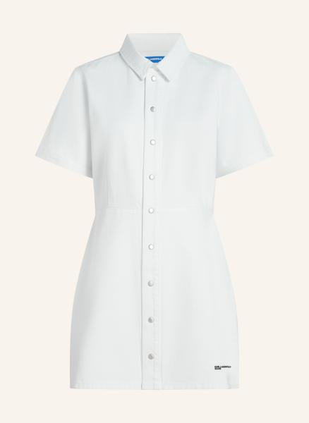 Karl Lagerfeld Jeans Klj Ss Denim Dress White Denim (B2W13056D15) Women
