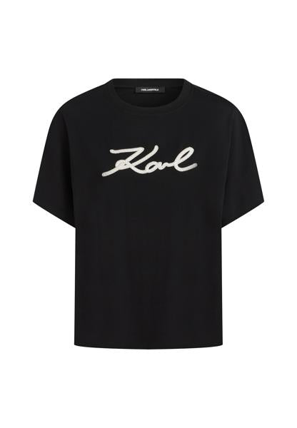 Karl Lagerfeld Rope Logo T-Shirt (B2W17020) Women