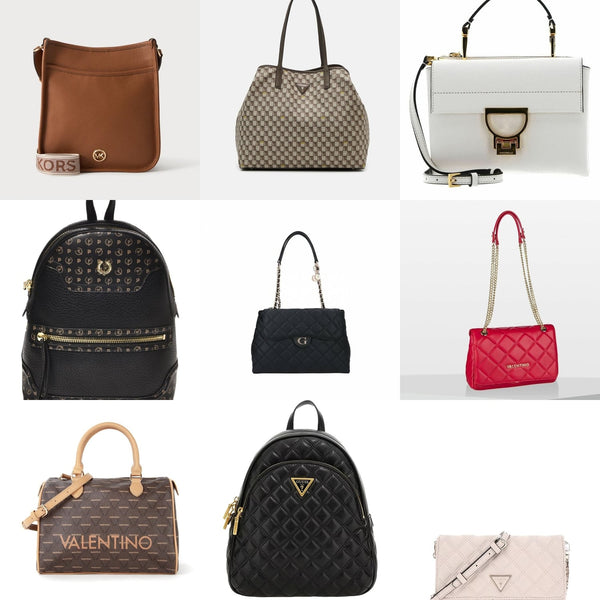 Bags Guess, Valentino, Tommy Hilfiger, Desigual, Steve Madden cover