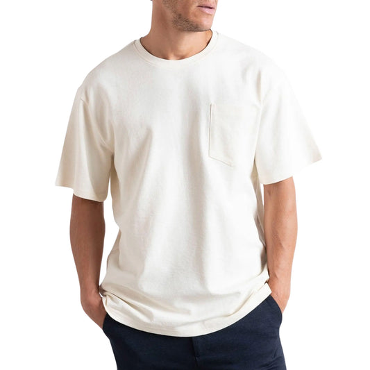 Clean Cut Copenhagen Calton Structured T-shirt (CC2934-ECRU) Men