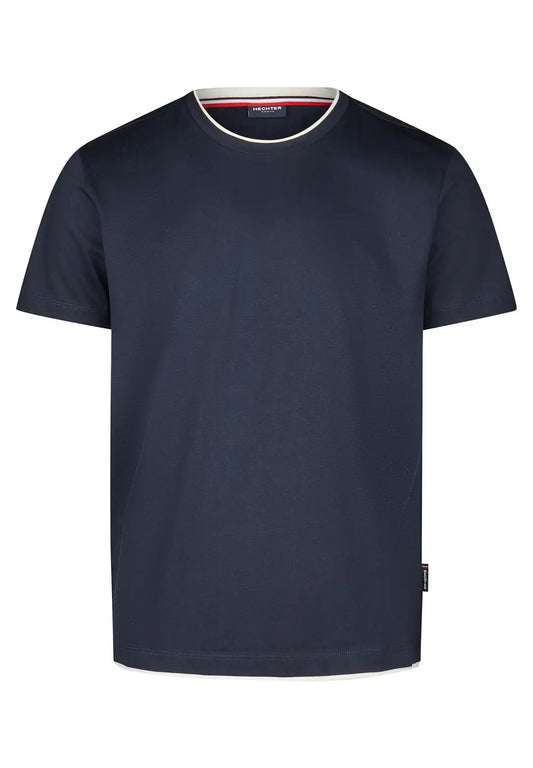 Hechter Paris Midnight Blue T-shirt (75010-141903-690) Men