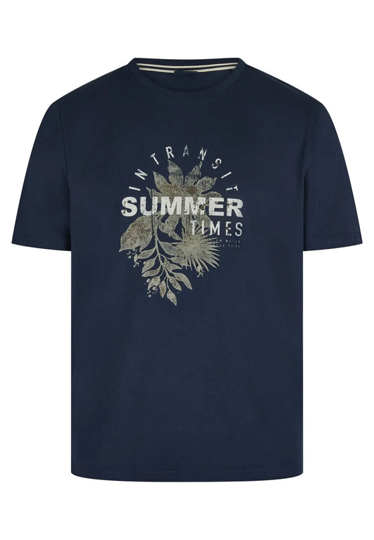 Hechter Paris Midnight Blue T-shirt (75016-131929-690) Men