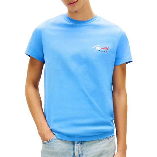 Tommy Hilfiger Slim Sign Chest Logo Shirt (DM0DM22538-C38) Men