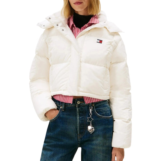 Tommy Hilfiger Alaska Grid Cropped Winter Jacket (DW0DW21624-YBH) Women