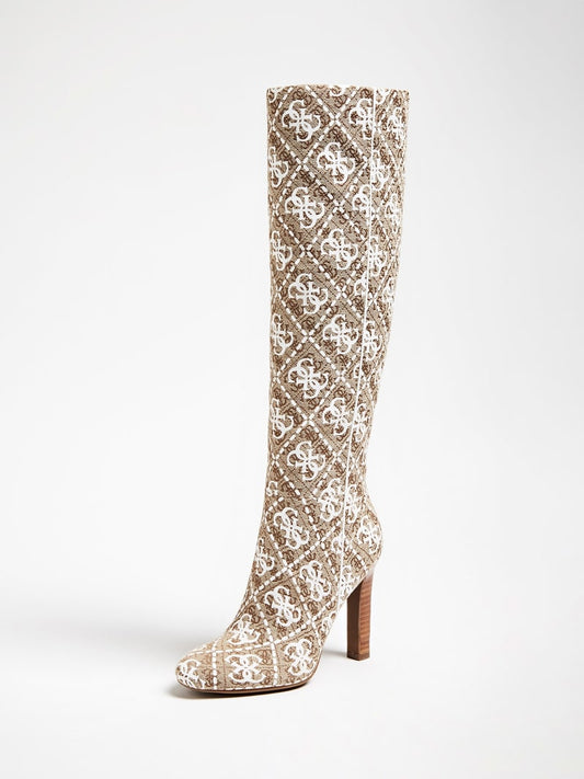 Guess Footwear (FL7HI3FAL11-BEIWH) Women