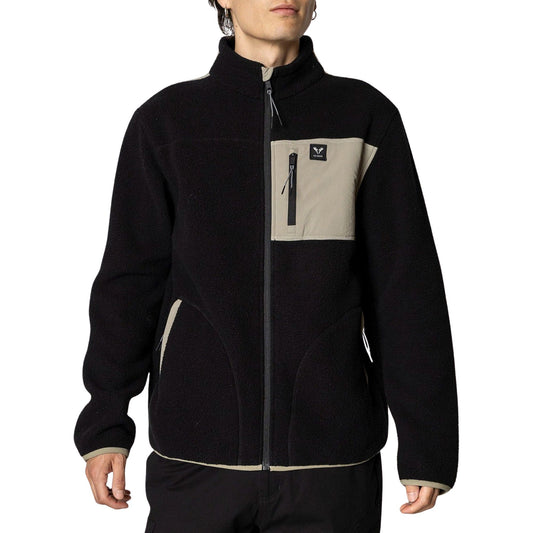 Fat Moose Hunter Fleece jacket (FM2764-BLACKGREYGREE) Men