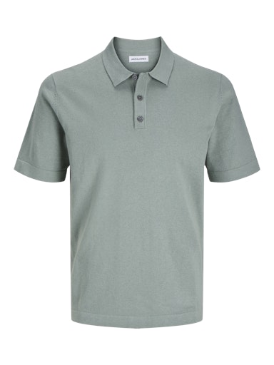 Jack & Jones Essentials JJEEMIL KNIT RELAXED POLO SS SN Iceberg Green (12268216-IcebergGreen) Men