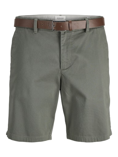 Jack & Jones Pants Studio JPSTMARCO LEGACY SHORT W BELT C STYDSS25 Mulled Basil (12285548-MulledBasil) Men
