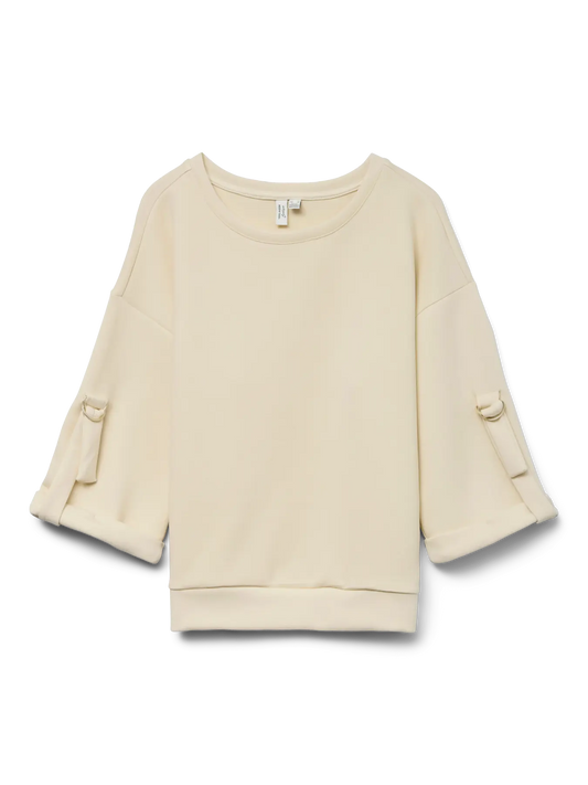 Bolda 3/4 Sleeve O-Neck Sweat Birch (10328433) Women