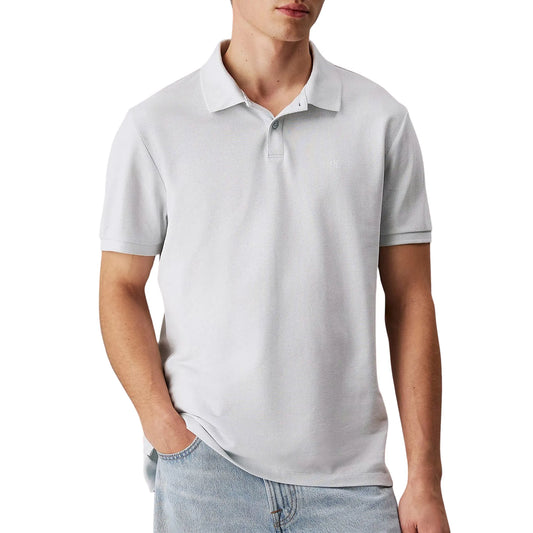 Calvin Klein SS Monogram Piqué Polo (LV040EM269-CIQ) Men