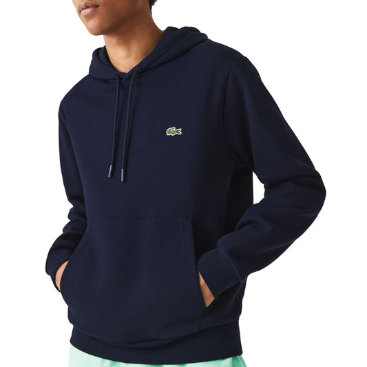 Lacoste Bio Cotton Fleece Hoodie Navy (SH9623-166) Men