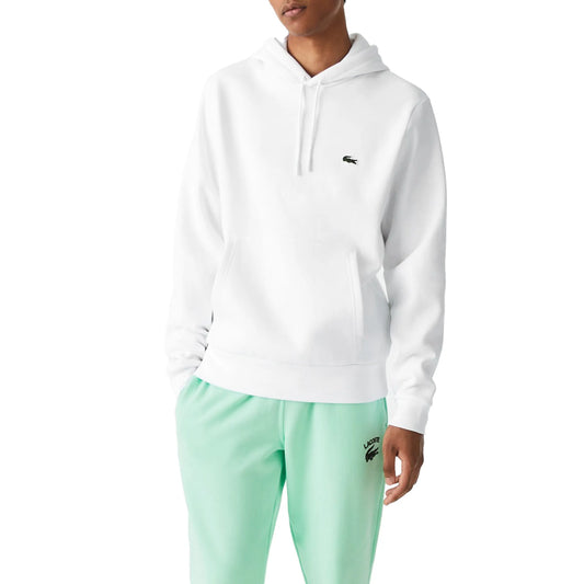 Lacoste Bio Cotton Fleece Hoodie White (SH9623-001) Men