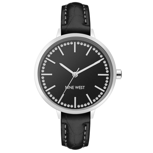 NINE WEST BLACK Watch (NW-2555BKBK) Women