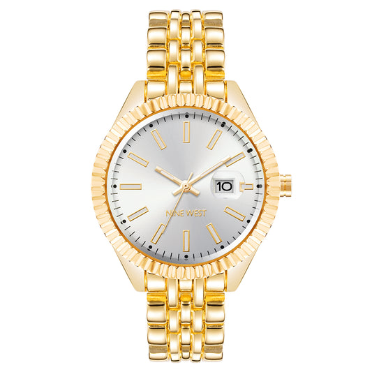 NINE WEST GREY Watch (NW-2660SVGB) Women