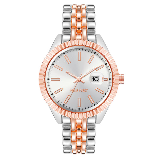 NINE WEST GREY Watch (NW-2661SVRT) Women