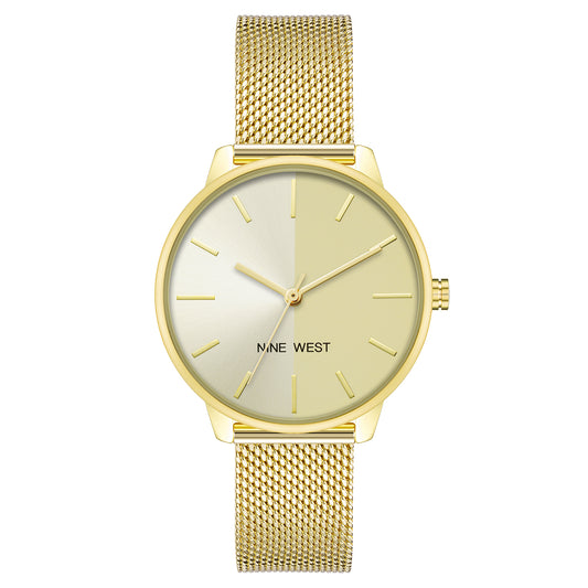 NINE WEST BEIGE Watch (NW-2668CHGB) Women