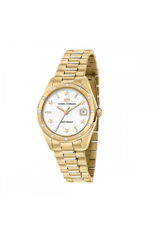 Chiara Ferragni Quartz Watch Gold (R1953100508) Women