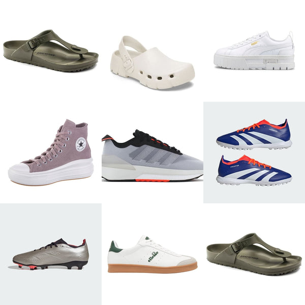 Footwear Adidas, Birkenstock, Converse, Puma, Ellesse cover